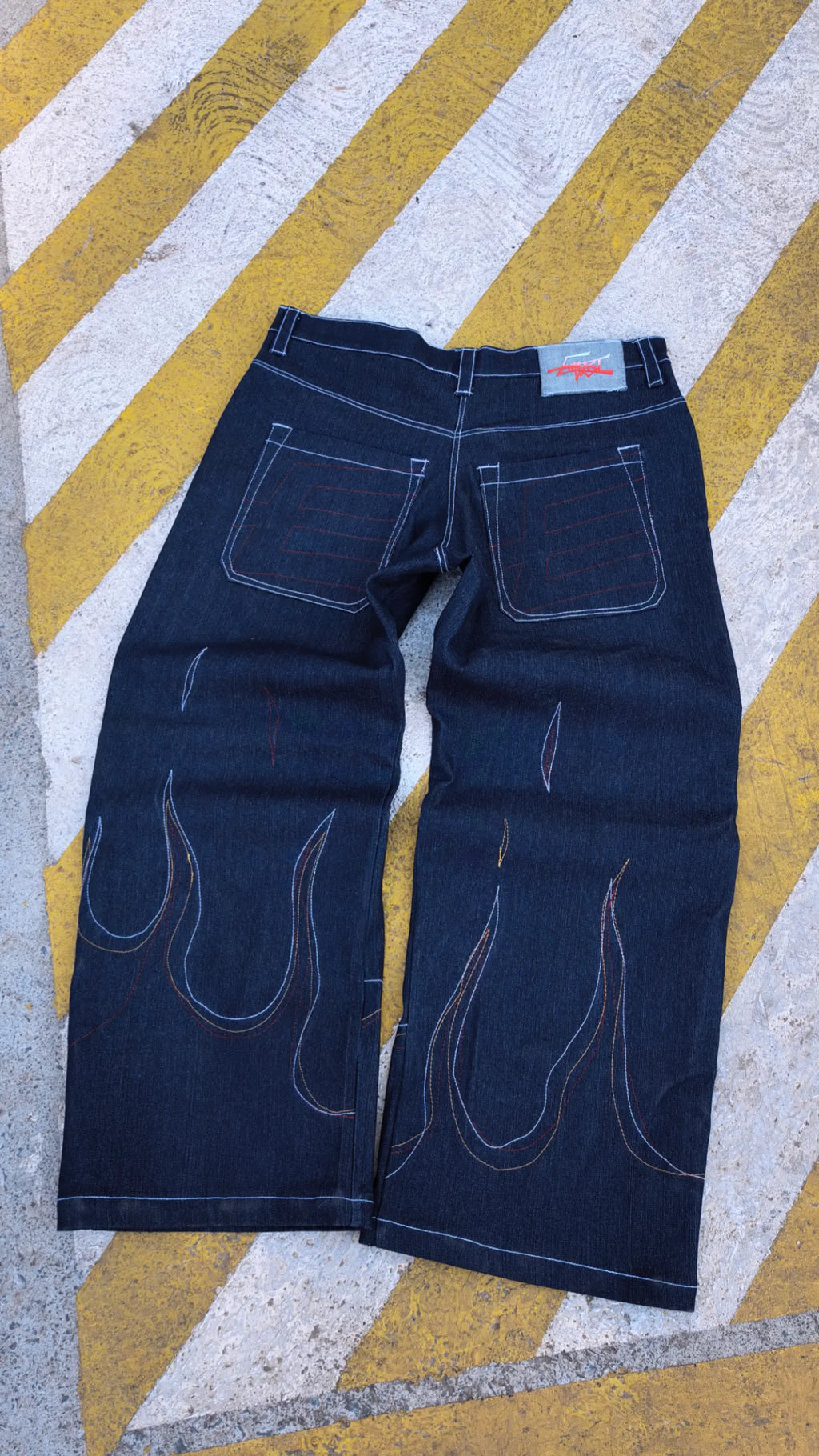 DOUBLE LAYERED FLAME PANTS
