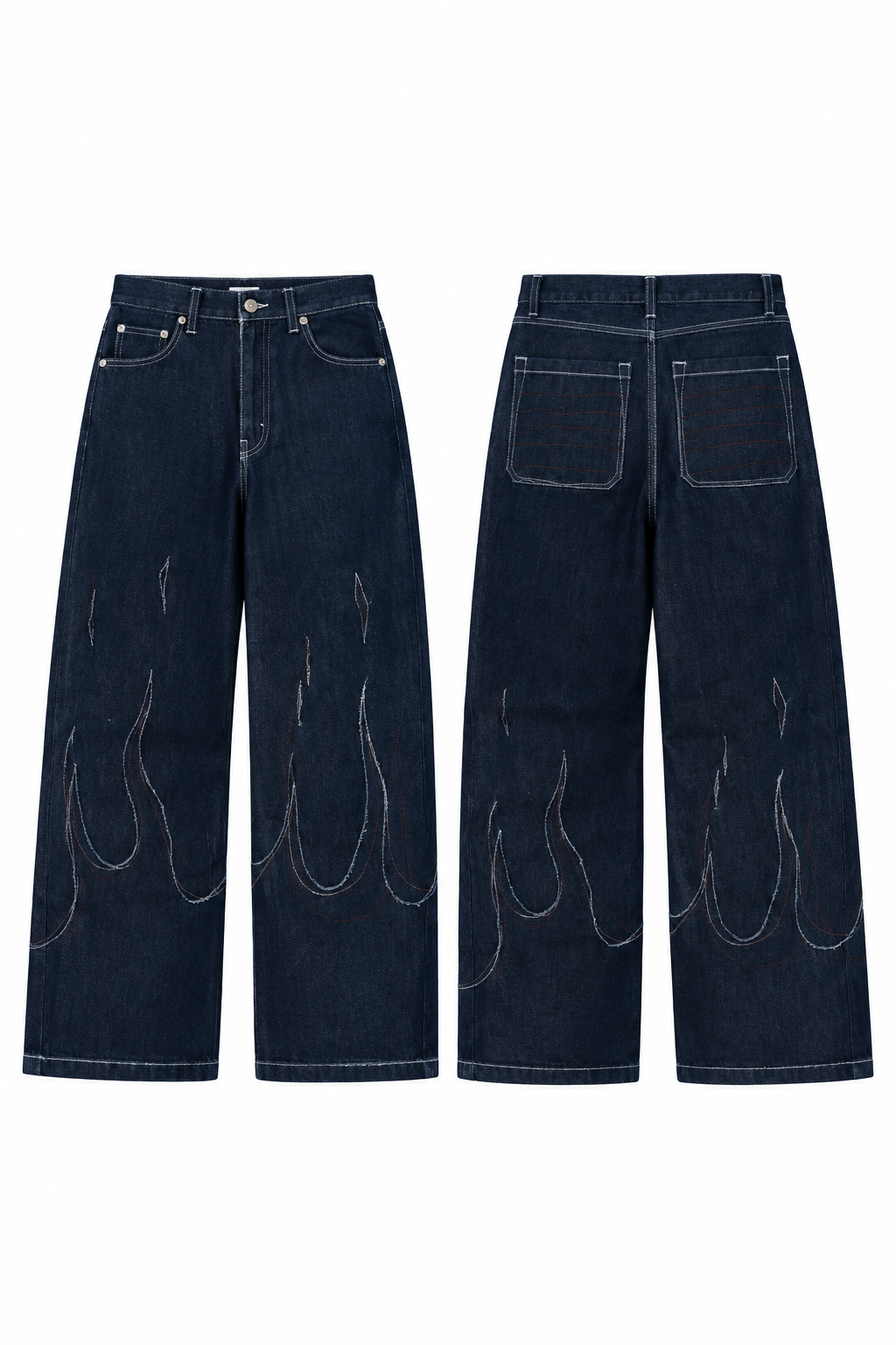 DOUBLE LAYERED FLAME PANTS